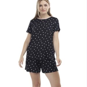 New Maxi Cozy Women's Summer/ Shorty Polka Dot Pajamas Size Small